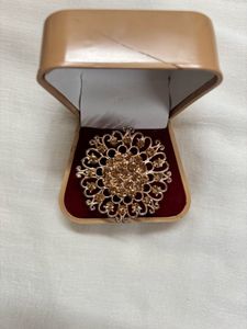 Vintage Rhinestone adjustable Ring