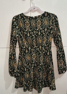 Boho Print Mini Dress
