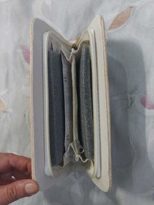 Elegant Clutch with Rhinestone Bow