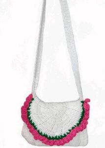 Charming Crochet Crossbody Bag
