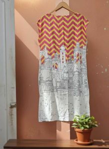 W Abstract Kurta