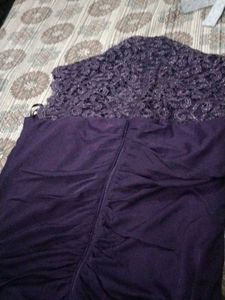 Elegant Purple Maxi Dress