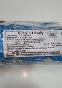 Ganga Acrowools Cotton Candy Knitting Yarn