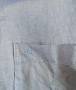 NINA RICCI OG Men's Light Blue Long Sleeve Shirt