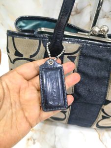 RARE COACH KISS LOCK TOTE