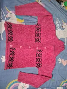 Cozy Pink Cardigan