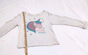 Unicorn Baby Girl Dreams Long Sleeve T-Shirt