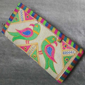 SALE🔥Rajasthani Embroidered Purse 💚