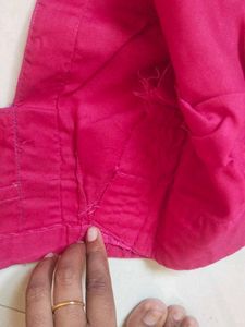 Stylish Pink Ethnic Blouse