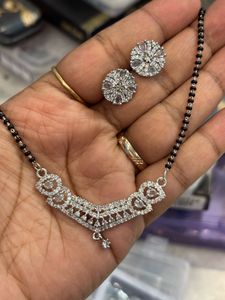 Stunning Mangalsutra &amp; Earrings Set