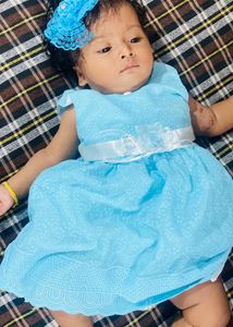 Cotton Frock Gives Baby Royal And Decent Look