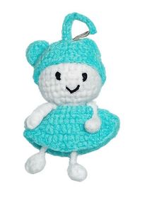 Cute Crocheted Doll Keychain