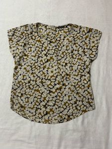Van Heusen Brown floral Semi-Formal