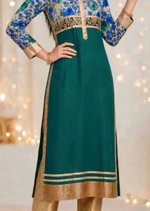 Elegant Emerald Kurta Set