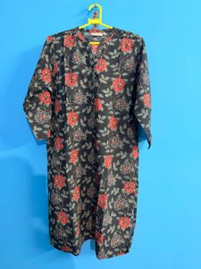 New Floral Print Kurta