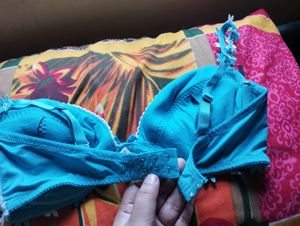 Beautiful Skyblue Bra Wired