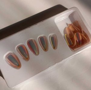 Chrome nails set of 24