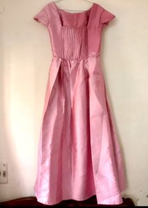 Pink Ethnic Gown For Party/ Festivals