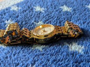 D'signer Gold plated ladies watch