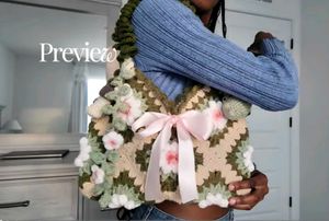 Handmade Crochet Fairy Bag