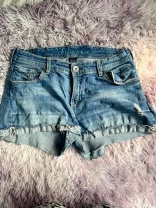 Cute Distressed Denim Shorts