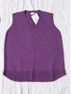 Cozy Purple Knit Vest