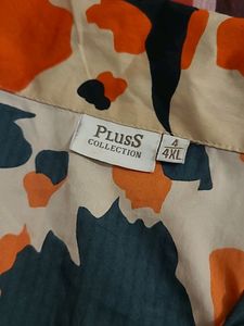Branded 4XL Animal Print Full Sleeve Shirt