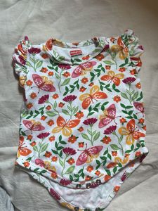 Baby Girls Butterfly Print Bodysuit
