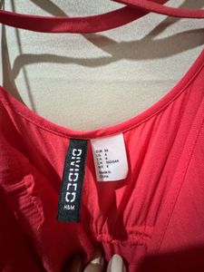 Coral Strappy Romper