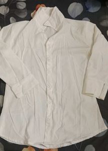 Classic White Button-Down Shirt