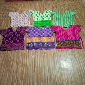 Set of 6 Indian Blouses