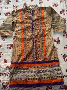 Embroidered Kurta and Patiala Set