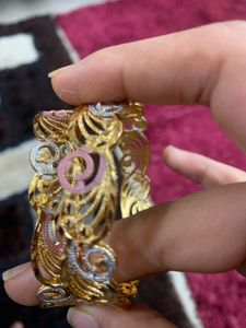 imitation jewellery Elegant Gold Plated Bangles
