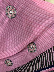 Pink Saree