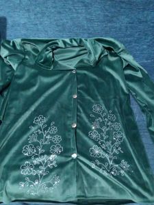 Velvet Co -Ords Set For Women