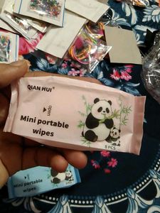 Cute Panda Mini Portable Wipes