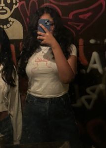 H&amp;M White Coquette Tee🎀🦢