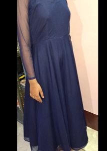 Elegant Navy Blue Gown