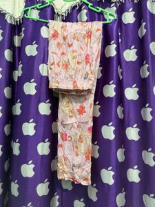 Pink Floral Printed coord set