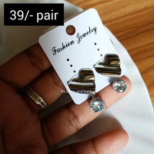 Each pair at 39/- Daily wear Earrings