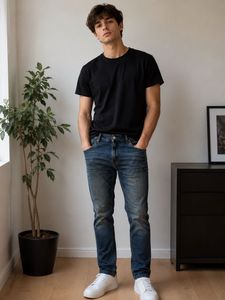 Men's Navy blue Disel jeans