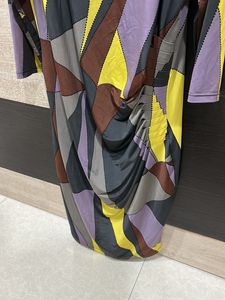 Abstract Print Bodycon Dress