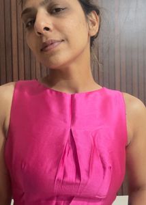 Hot Pink Sleeveless Dress