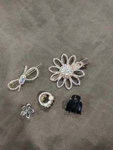 Sparkling Hair Clip Set