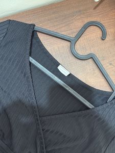Black Long Sleeve Top