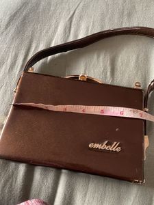 Embelle Brown Handbag
