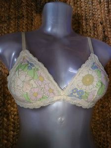 Floral Lace Trim Bralette