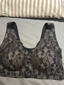 Elegant Lace Front-Button Bra