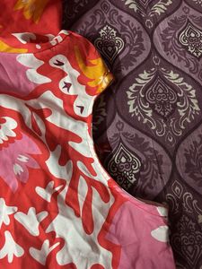 Vibrant Printed Kurta and Palazzo Set