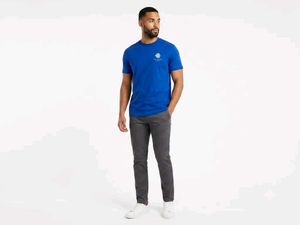 Ted Baker iiMqen's Royal Blue Graphic T-Shirt